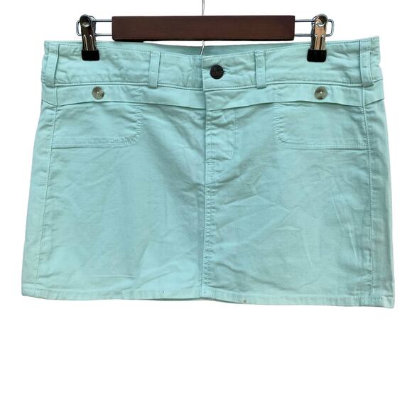 New Citizens of Humanity Women's Green Stretch Micro Mini Skirt Size 31 - Picture 4 of 11